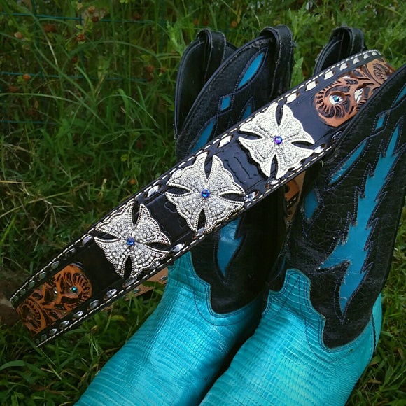 Wright & Ditson Accessories - ☩Templar Cross☩Western Belt